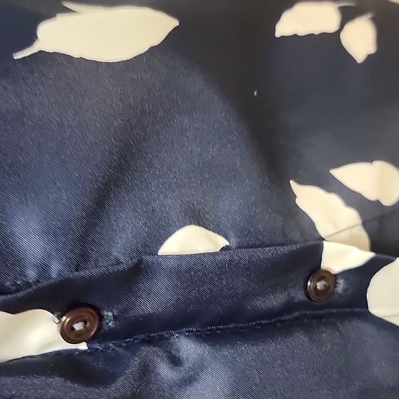 VTG | Alex Colman Blue Floral Floppy Bow Tie Blouse - Picture 9 of 13